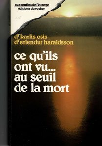 livre Ce qu'ils ont vu au seuil de la mort